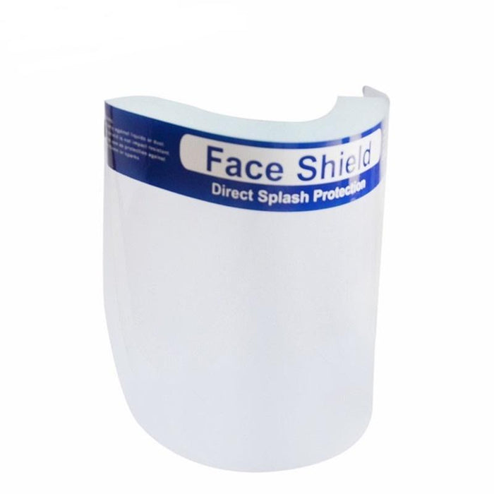 Face Shield Full Face Protection Elastic Band and Comfort Sponge, No Assembly Required - (Pack of 10)