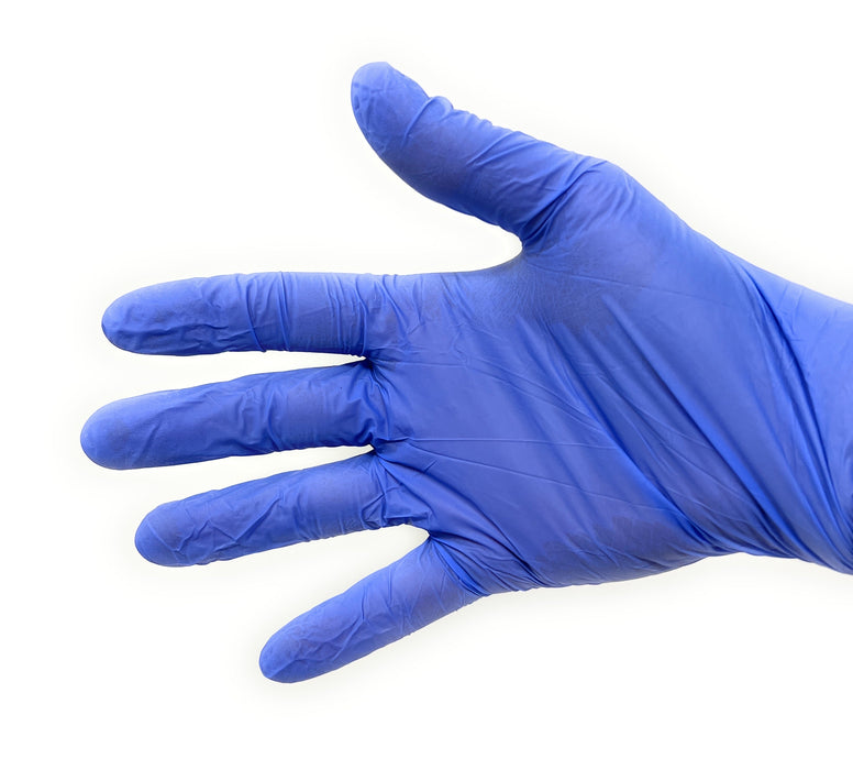 Medbec Powder-Free Nitrile Examination Gloves, Blue, Medium - Box of 100