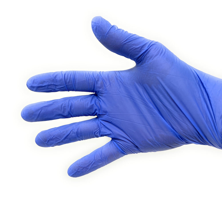 Medbec Powder-Free Nitrile Examination Gloves, Blue, X-Large - Box of 100