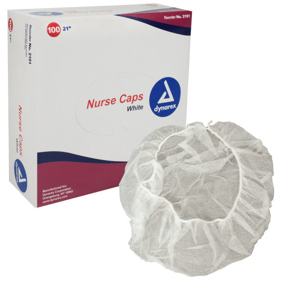 Nurse Cap O.R. 21", White